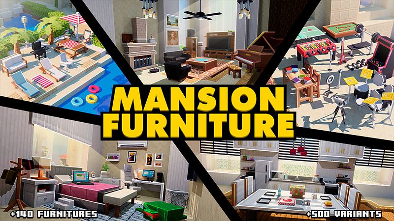Mansion Furniture on the Minecraft Marketplace by Odyssey Builds