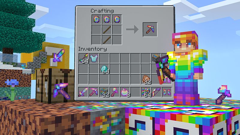 Skyblock Lucky Block: Rainbow by Blocky