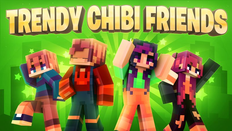 Trendy Chibi Friends on the Minecraft Marketplace by Dark Lab Creations