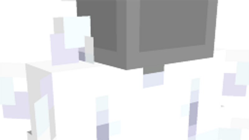 White Entity Hoodie on the Minecraft Marketplace by Ninja Squirrel Gaming