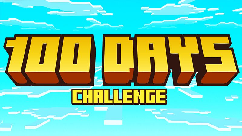 100 Day Challenge on the Minecraft Marketplace by Pickaxe Studios