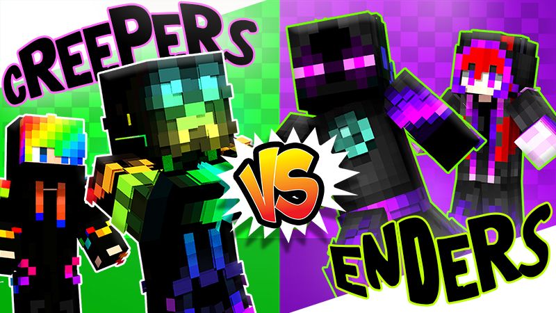 Creepers VS Enders on the Minecraft Marketplace by Blu Shutter Bug