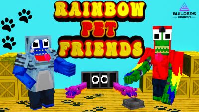 Rainbow Pet Friends on the Minecraft Marketplace by Builders Horizon