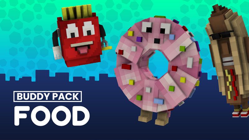 Food  Buddy Pack on the Minecraft Marketplace by CubeCraft Games