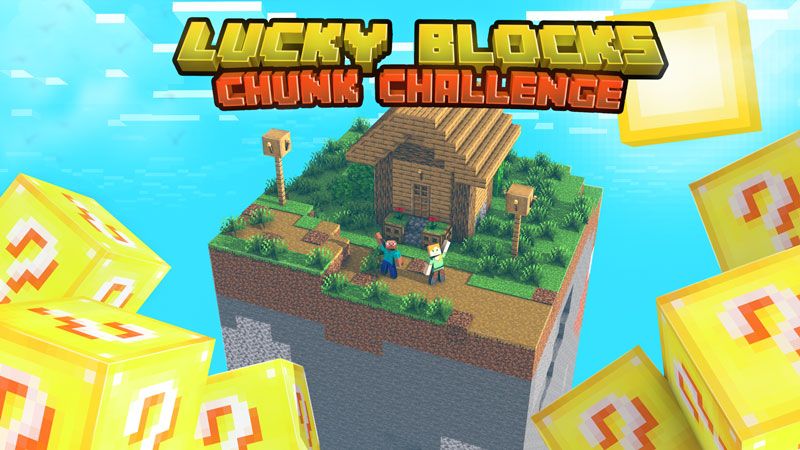 Lucky Blocks Chunk Challenge on the Minecraft Marketplace by Fall Studios Lucky Blocks Chunk Challenge on the Minecraft Marketplace by Fall Studios
