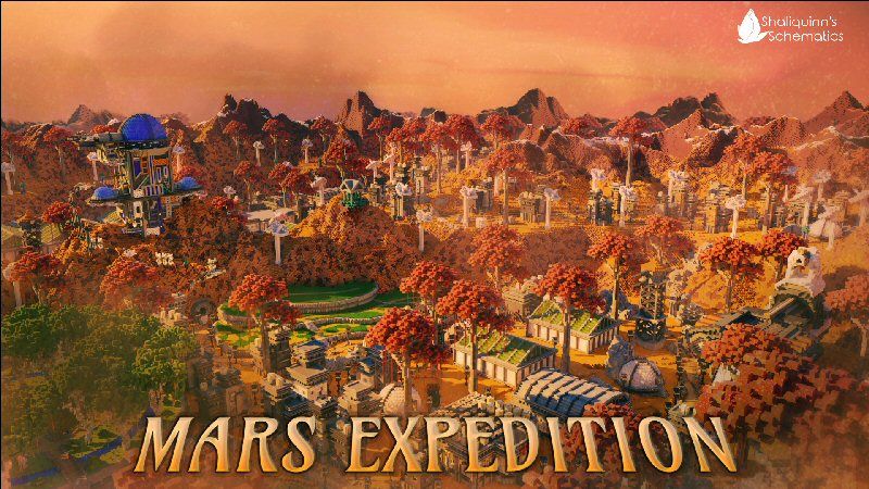 Mars Expedition on the Minecraft Marketplace by Shaliquinn's Schematics Mars Expedition on the Minecraft Marketplace by Shaliquinn's Schematics