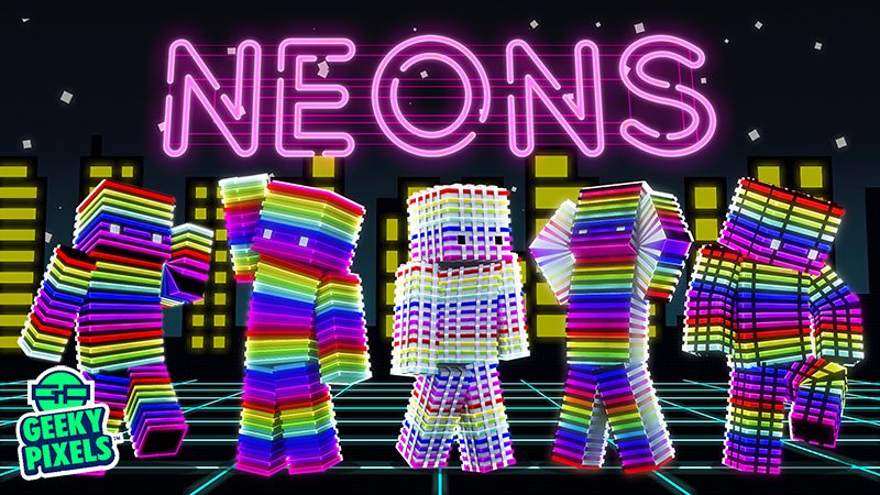 Neons on the Minecraft Marketplace by Geeky Pixels