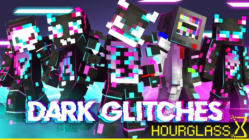 Dark Glitches by Hourglass Studios (Minecraft Skin Pack