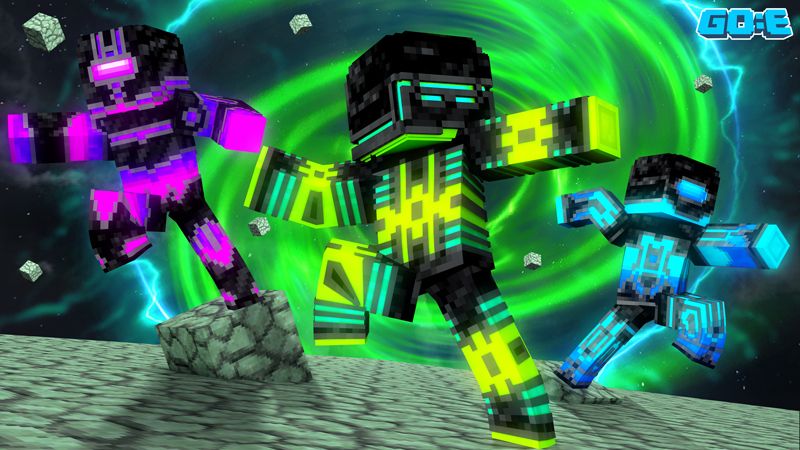 Neon Power Robots on the Minecraft Marketplace by GoE-Craft