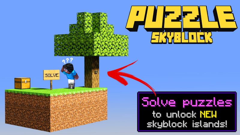 Puzzle Skyblock on the Minecraft Marketplace by Lifeboat