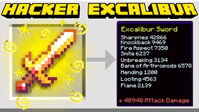 Hacker Excalibur on the Minecraft Marketplace by HeroPixels
