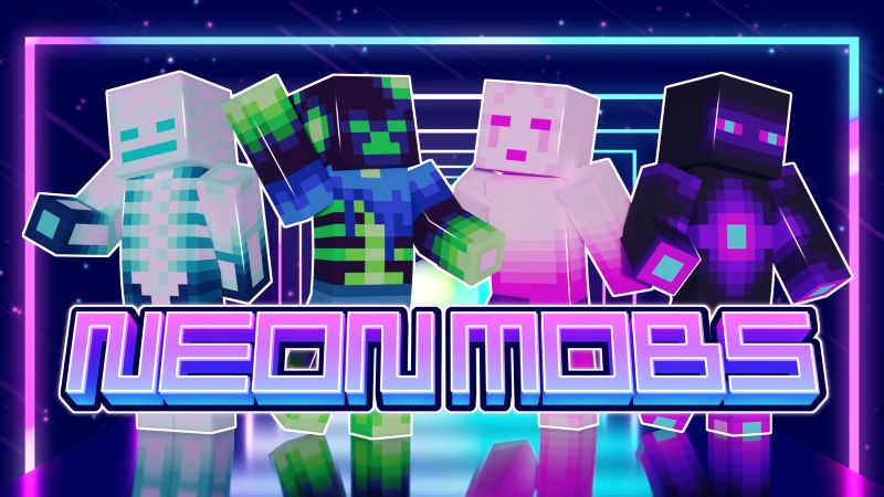 Neon Mobs on the Minecraft Marketplace by Piki Studios Neon Mobs on the Minecraft Marketplace by Piki Studios