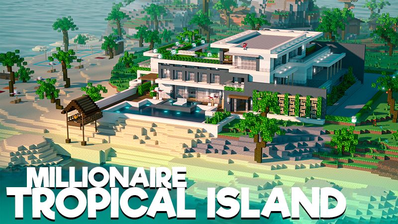 Millionaire Tropical Island on the Minecraft Marketplace by 4KS Studios Millionaire Tropical Island on the Minecraft Marketplace by 4KS Studios