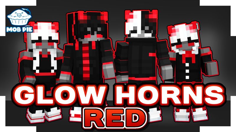 Glow Horns Red on the Minecraft Marketplace by Mob Pie