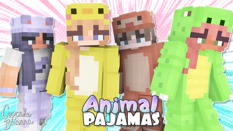 Animal Pajamas Skin Pack on the Minecraft Marketplace by CupcakeBrianna