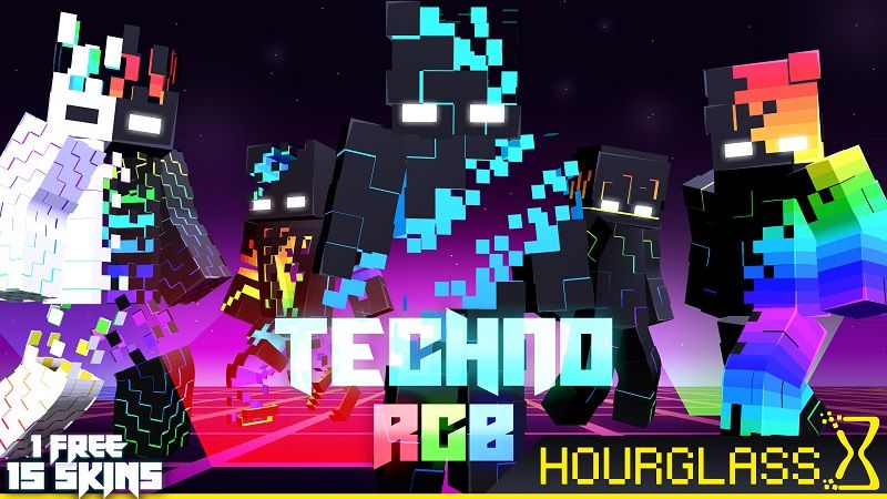Techno RGB on the Minecraft Marketplace by Hourglass Studios Techno RGB on the Minecraft Marketplace by Hourglass Studios