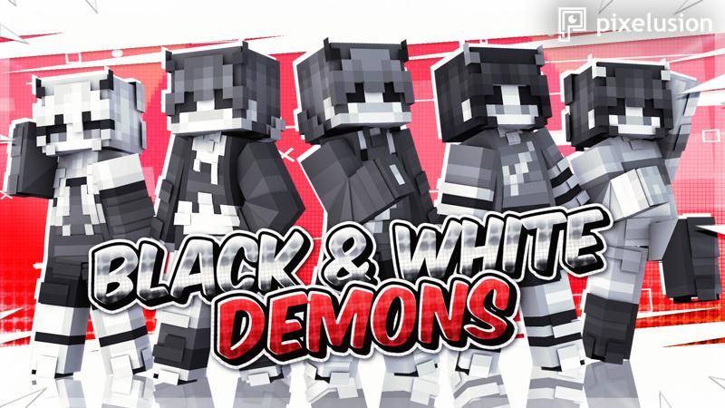 Black  White Demons on the Minecraft Marketplace by Pixelusion