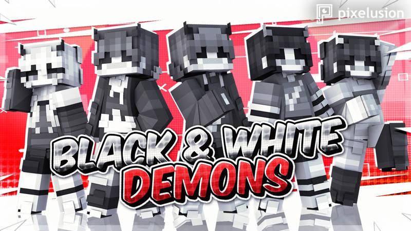 Black White Demons on the Minecraft Marketplace by Pixelusion Black White Demons on the Minecraft Marketplace by Pixelusion