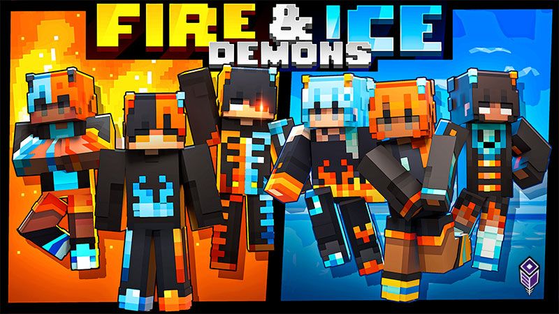 FIRE  ICE DEMONS on the Minecraft Marketplace by Team VoidFeather