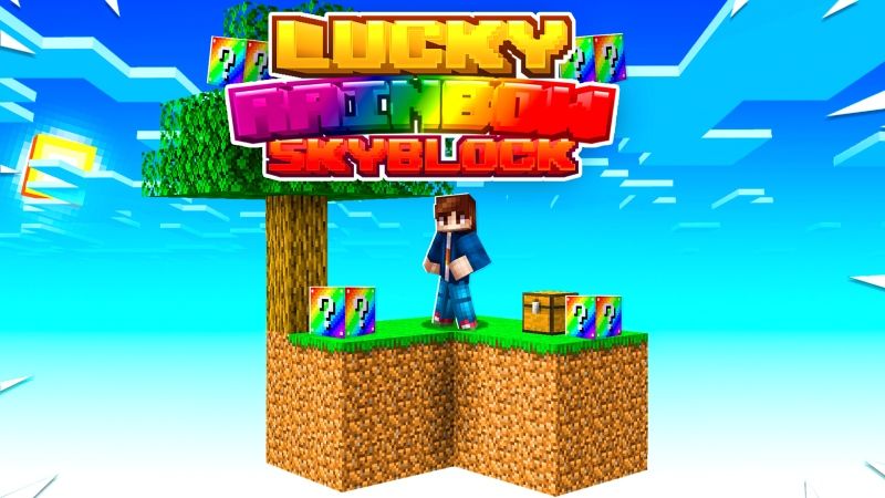 Skyblock Lucky Block: Rainbow in Minecraft Marketplace