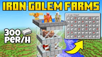 Iron Golem Farm on the Minecraft Marketplace by The Craft Stars