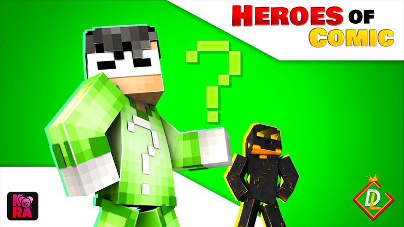 Heroes Of Comic on the Minecraft Marketplace by Kora Studios Heroes Of Comic on the Minecraft Marketplace by Kora Studios