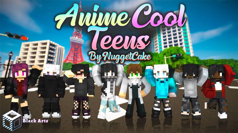 Anime Cool Teens on the Minecraft Marketplace by Black Arts Studios Anime Cool Teens on the Minecraft Marketplace by Black Arts Studios