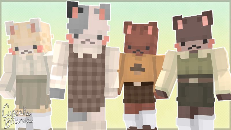 Cottage Cats Skin Pack on the Minecraft Marketplace by CupcakeBrianna