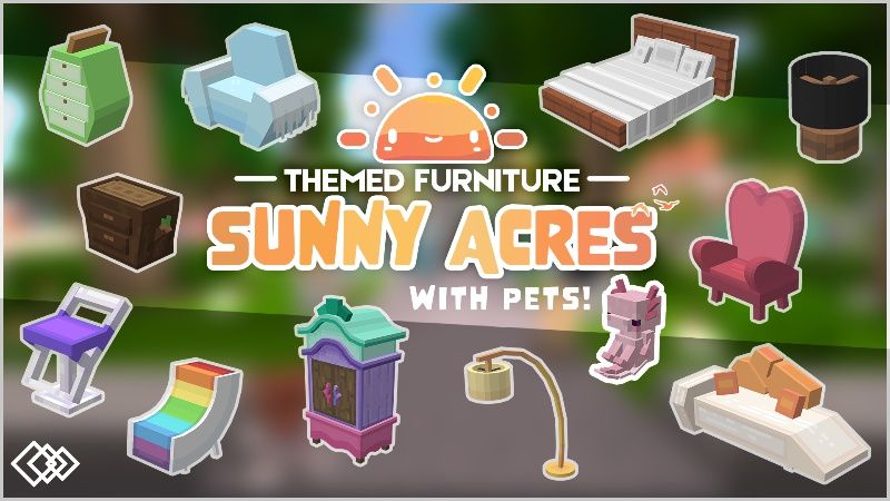 Themed Furniture Sunny Acres on the Minecraft Marketplace by Tetrascape