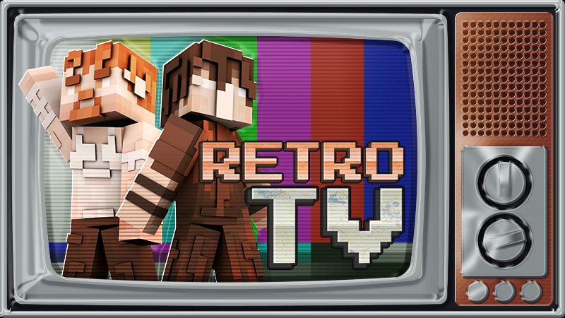 Retro TV on the Minecraft Marketplace by Monster Egg Studios Retro TV on the Minecraft Marketplace by Monster Egg Studios