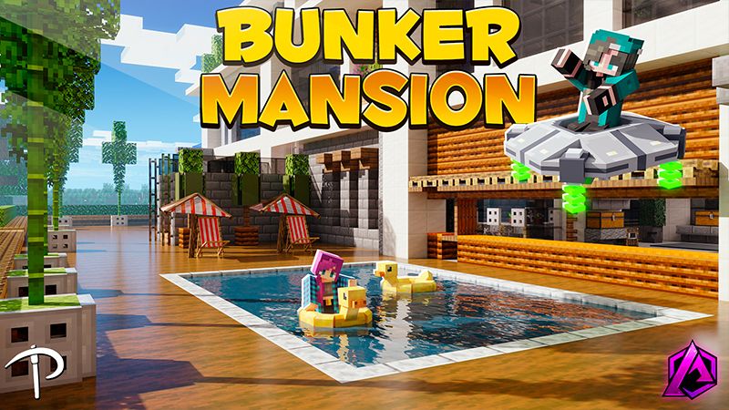 Bunker Mansion by Pickaxe Studios (Minecraft Marketplace Map ...