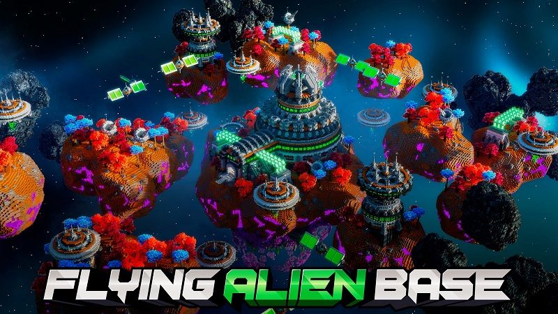 Flying Alien Base on the Minecraft Marketplace by Street Studios Flying Alien Base on the Minecraft Marketplace by Street Studios