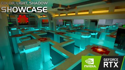 Color Light and Shadow RTX on the Minecraft Marketplace by Nvidia