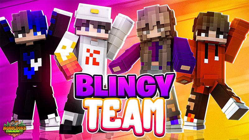 Blingy Team on the Minecraft Marketplace by MobBlocks Blingy Team on the Minecraft Marketplace by MobBlocks