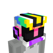 Bulky Rainbow Helmet Bulky Rainbow Helmet