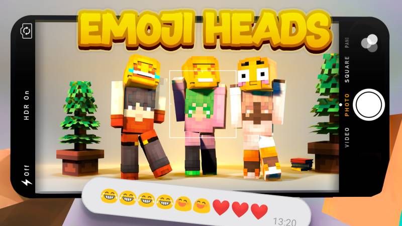 Emoji Heads on the Minecraft Marketplace by Dalibu Studios