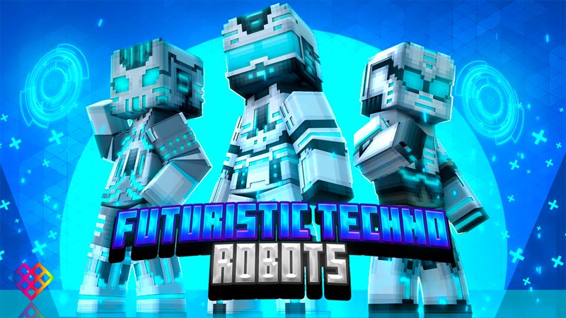 Futuristic Techno Robots on the Minecraft Marketplace by Rainbow Theory Futuristic Techno Robots on the Minecraft Marketplace by Rainbow Theory