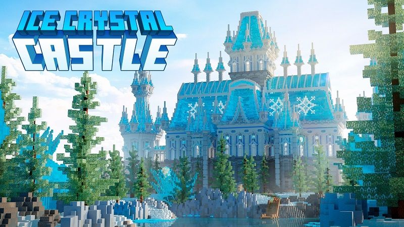 Ice Crystal Castle on the Minecraft Marketplace by Street Studios