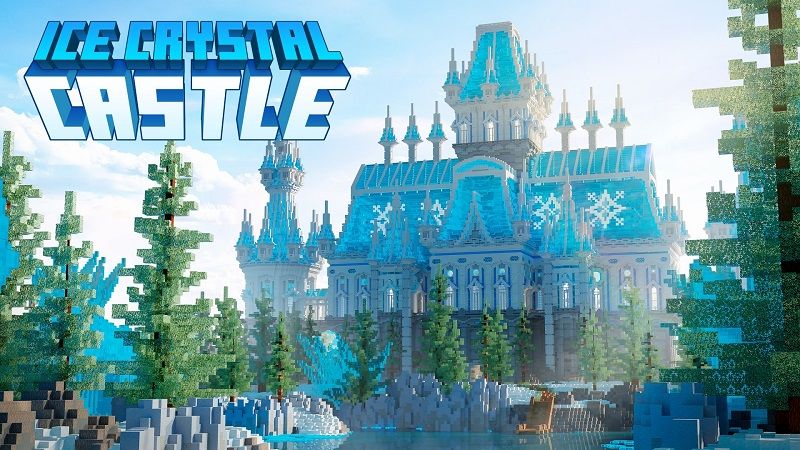 Ice Crystal Castle on the Minecraft Marketplace by Street Studios Ice Crystal Castle on the Minecraft Marketplace by Street Studios