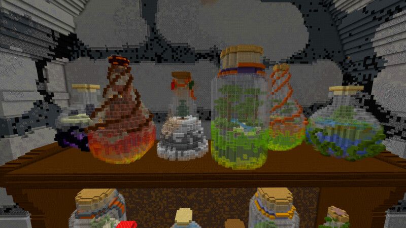 Giant Potion Bottle Survival by Razzleberries