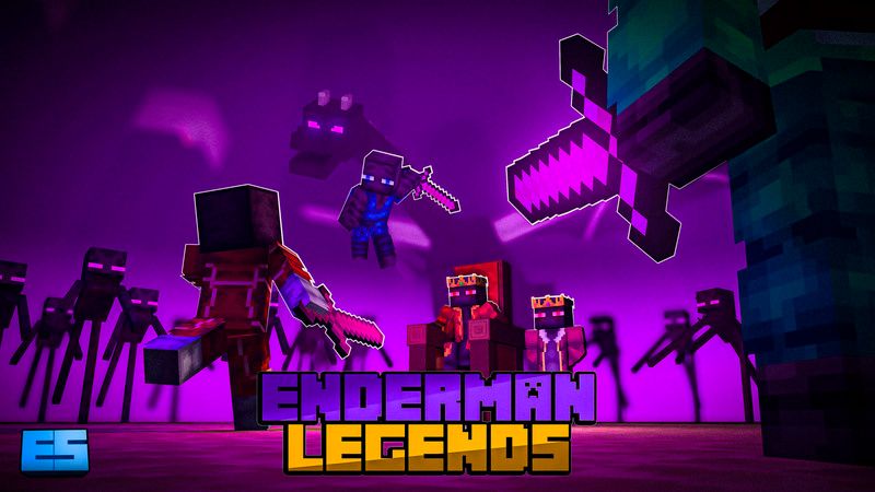 Purple Enderman, Minecraft Skin