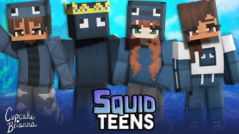 Squid Teens HD Skin Pack on the Minecraft Marketplace by CupcakeBrianna