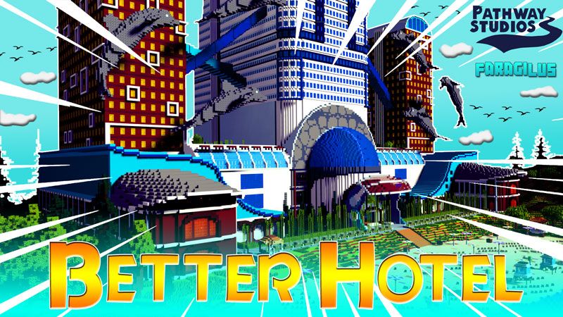 Better Hotel on the Minecraft Marketplace by Pathway Studios Better Hotel on the Minecraft Marketplace by Pathway Studios