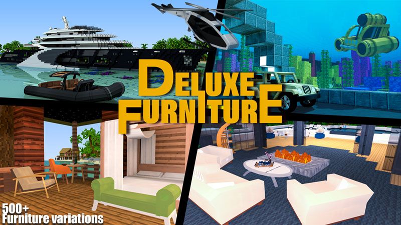 Deluxe Furniture Superyacht on the Minecraft Marketplace by Blockception Deluxe Furniture Superyacht on the Minecraft Marketplace by Blockception