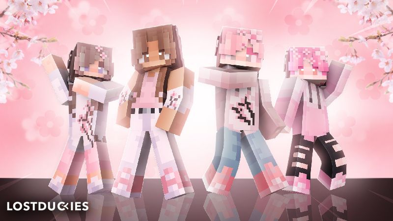 Cherry Blossom Teens on the Minecraft Marketplace by Lostduckies