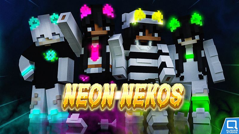 Neon Nekos on the Minecraft Marketplace by Aliquam Studios Neon Nekos on the Minecraft Marketplace by Aliquam Studios