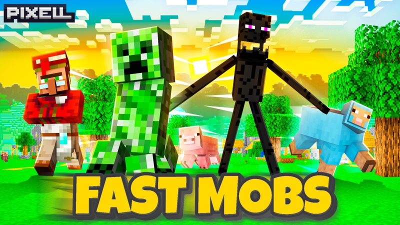 Fast Mobs on the Minecraft Marketplace by Pixell Studio
