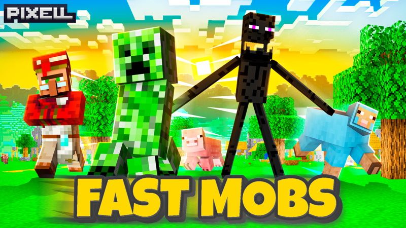 Fast Mobs on the Minecraft Marketplace by Pixell Studio Fast Mobs on the Minecraft Marketplace by Pixell Studio