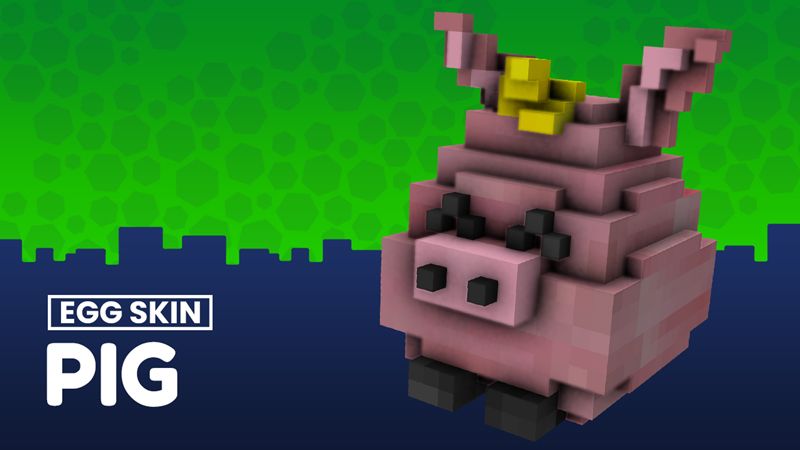 Pig Egg Skin by CubeCraft Games - Minecraft Bedrock Marketplace Explorer
