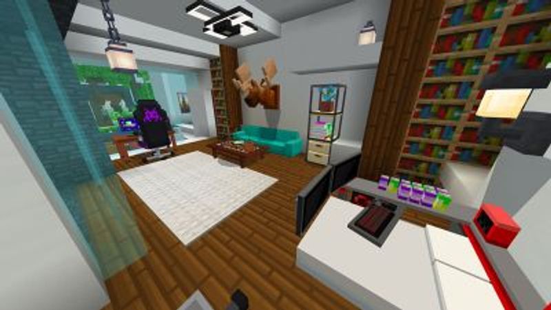 Modern House Resort on the Minecraft Marketplace by Voxel Blocks